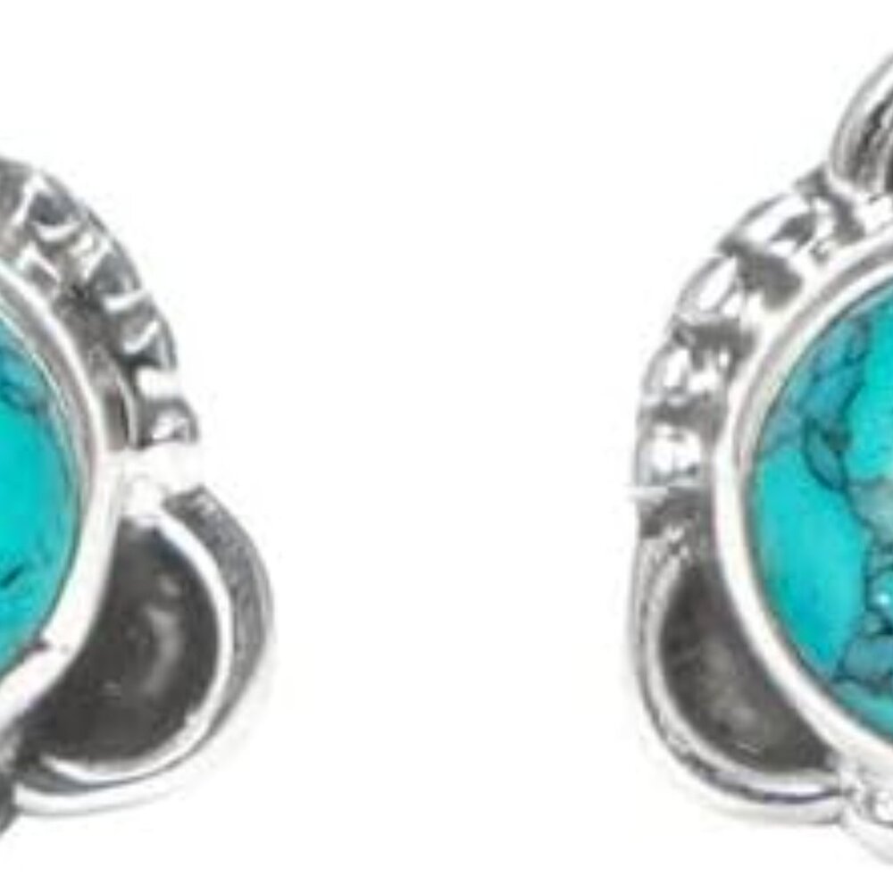 Gemstone Post Stud Earrings 925 Sterling Silver Gemstone Stud Earrings For Girls View 2